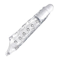 Size Matters 3 Inch Clear Penis Beaded Extender Sleeve