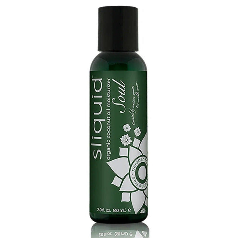 Sliquid Soul Coconut Oil Hypoallergenic Moisturiser Oil Based Lubricant 59ml