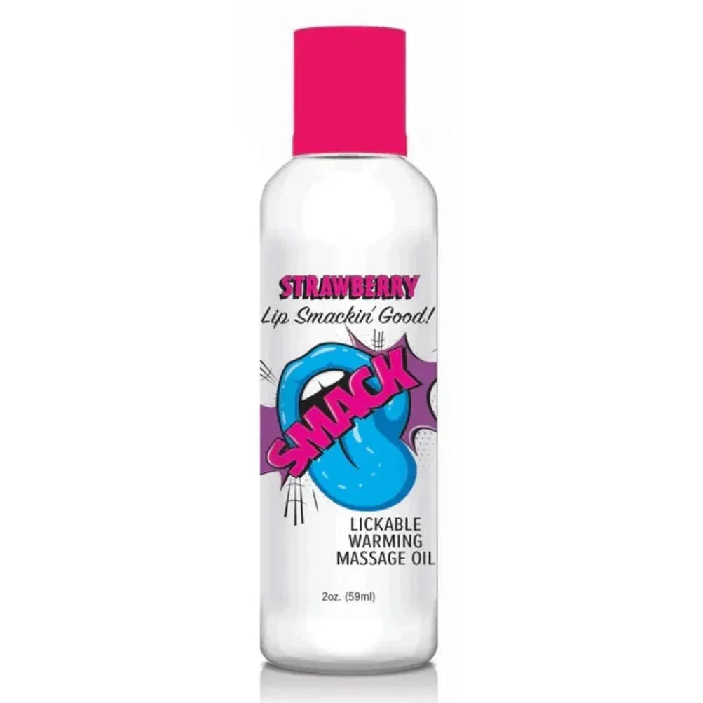 Smack Warming & Lickable Flavoured Couples Massage Oil 59ml