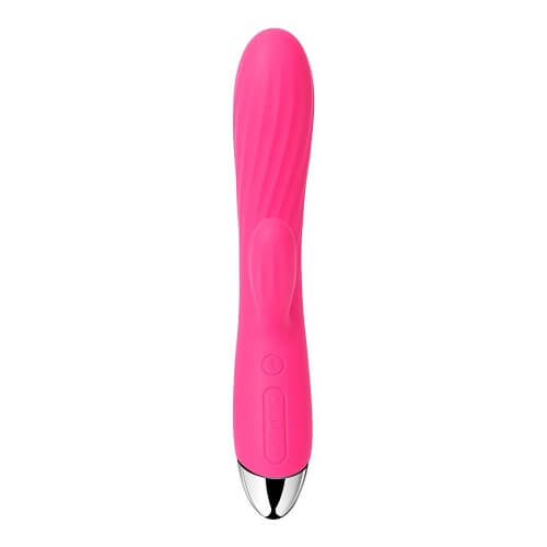Svakom Angel Warming Rabbit Vibrator Pink Silicone Clitoral G-Spot Massager USB