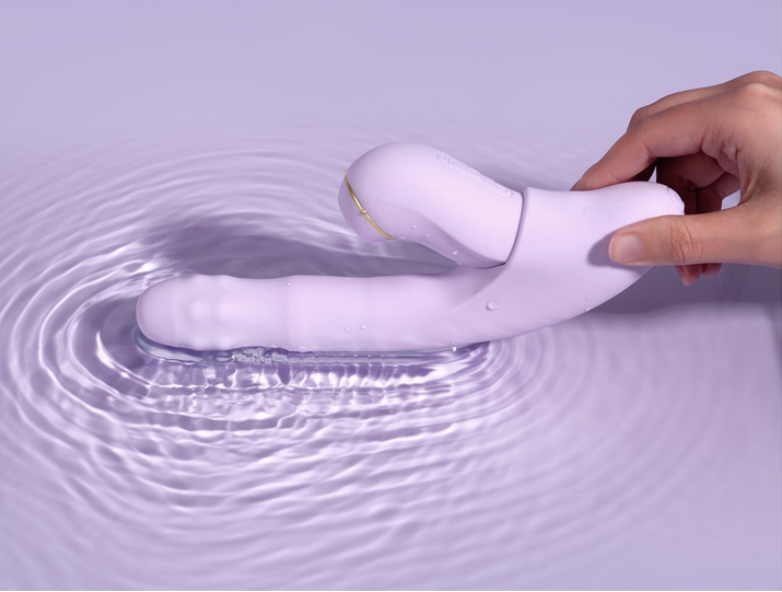 Svakom Duoglow 2 in 1 Clit G-Spot Thrusting Heating Pulse Vibrator App Control