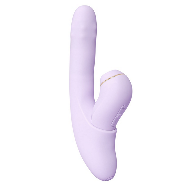 Svakom Duoglow 2 in 1 Clit G-Spot Thrusting Heating Pulse Vibrator App Control