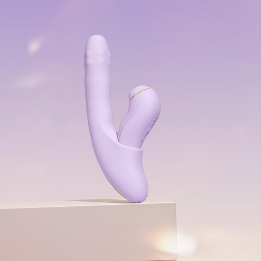 Svakom Duoglow 2 in 1 Clit G-Spot Thrusting Heating Pulse Vibrator App Control