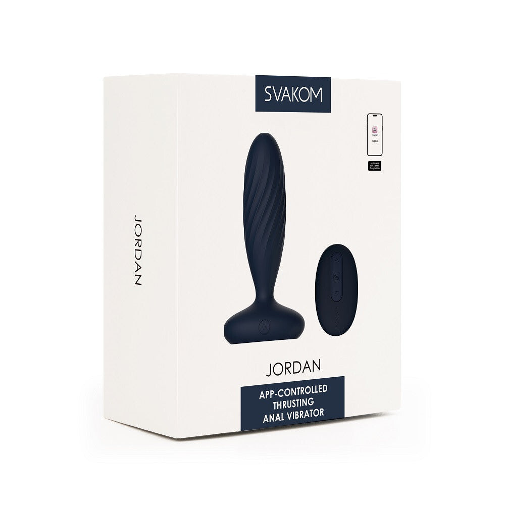 Svakom Jordan Thrusting Anal Vibrator App Controlled Massager Butt Plug Silicone