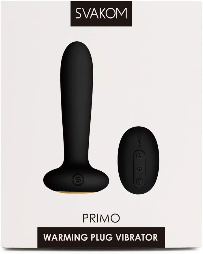 Svakom Primo Warming Anal Vibrator App Controlled Massager Butt Plug Silicone