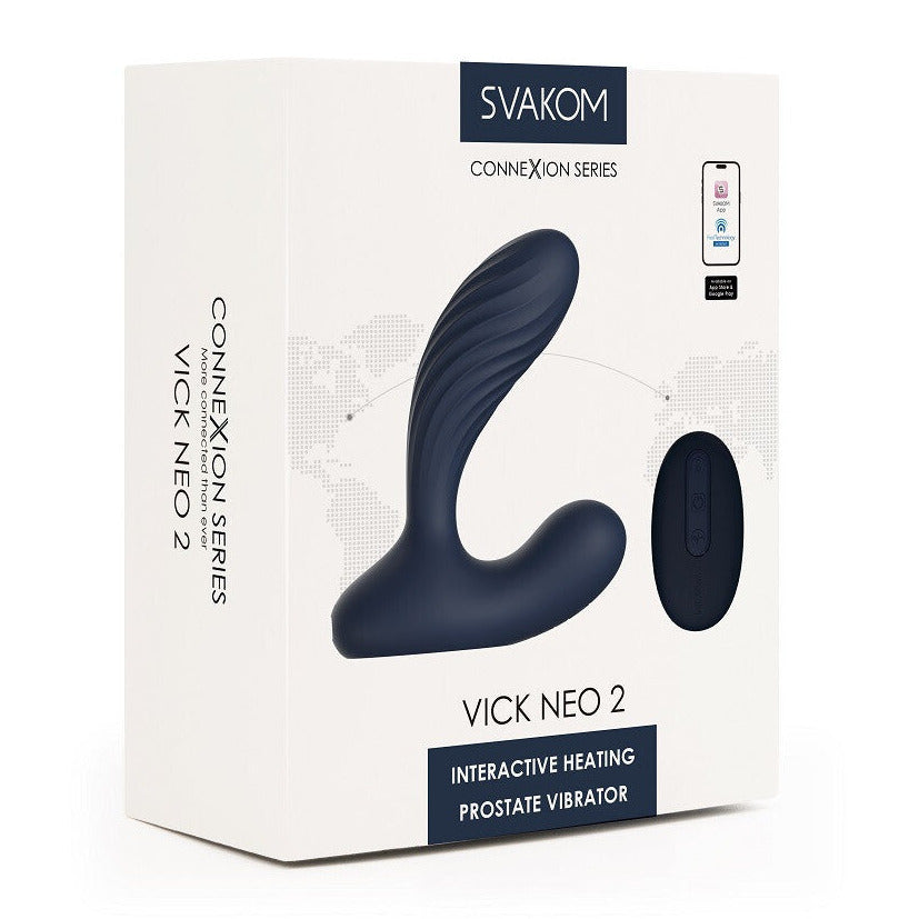 Svakom Vick Neo 2 Prostate Vibrator App Control Massager Anal Butt Plug Silicone