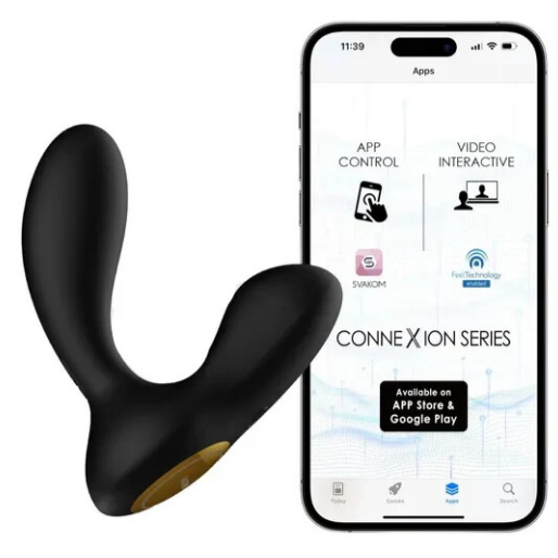 Svakom Vick Neo Prostate Vibrator App Control Massager Anal Butt Plug Silicone