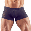 Svenjoyment Patterned Revealing Boxer Briefs Sheer Black Small - Extra Large