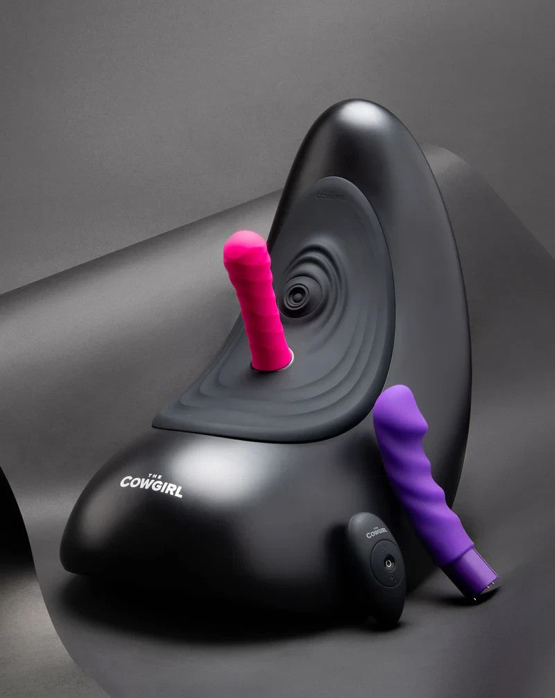 The Cowgirl Saddle Sex Machine Sit On Vibrator G-Spot Clitoral Stimulator Lay-On