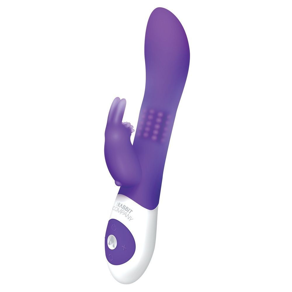 The Rabbit Company Beaded G-Spot Clitoral Vibrator Silicone USB Massage Wand