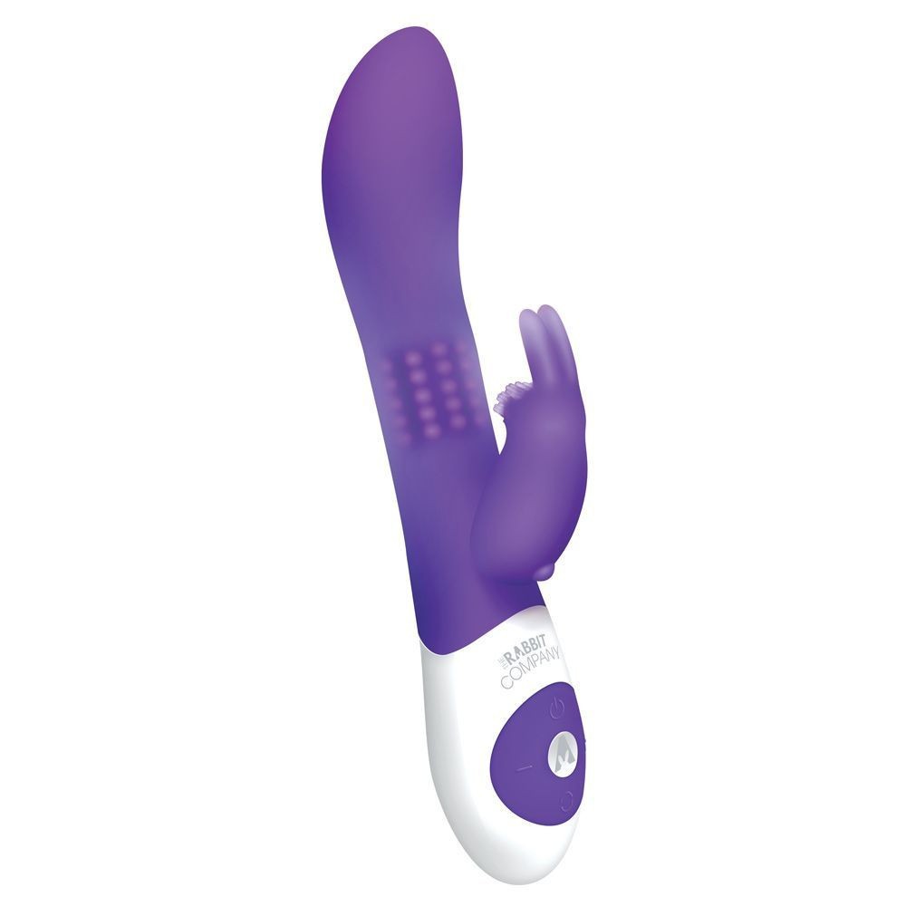 The Rabbit Company Beaded G-Spot Clitoral Vibrator Silicone USB Massage Wand
