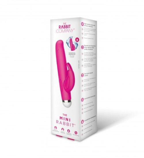 The Rabbit Company Mini Rabbit Clit Vibrator G Spot Waterproof USB Rechargeable Pink