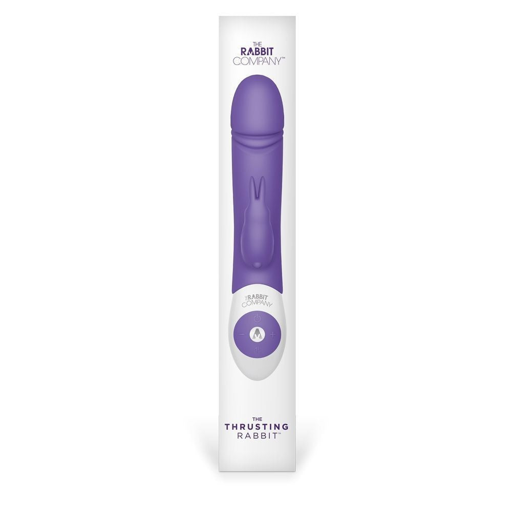 The Rabbit Company Thrusting Vibrator Clitoral G-Spot Silicone Sex Massage Wand