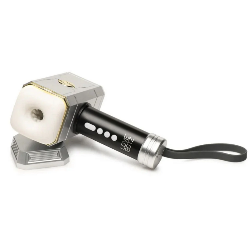 Thunder God Hammer Stroker Sucker Multispeed Vibrating Male Masturbator 7000RPM