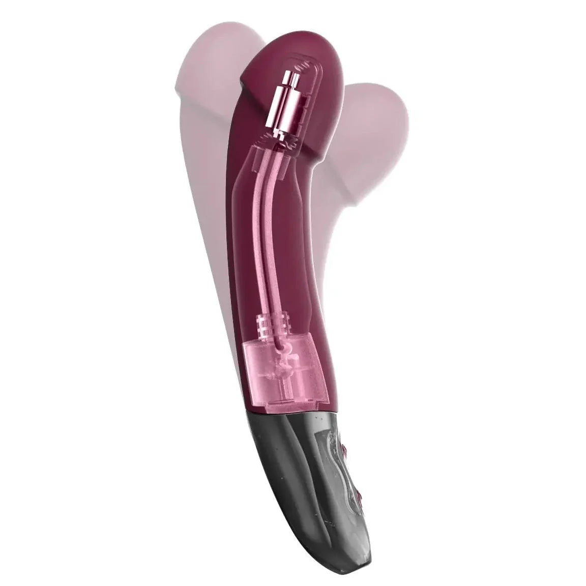 Titanz Bendable Silicone G-Spot Prostate Vibrator USB Rechargeable Purple Massager