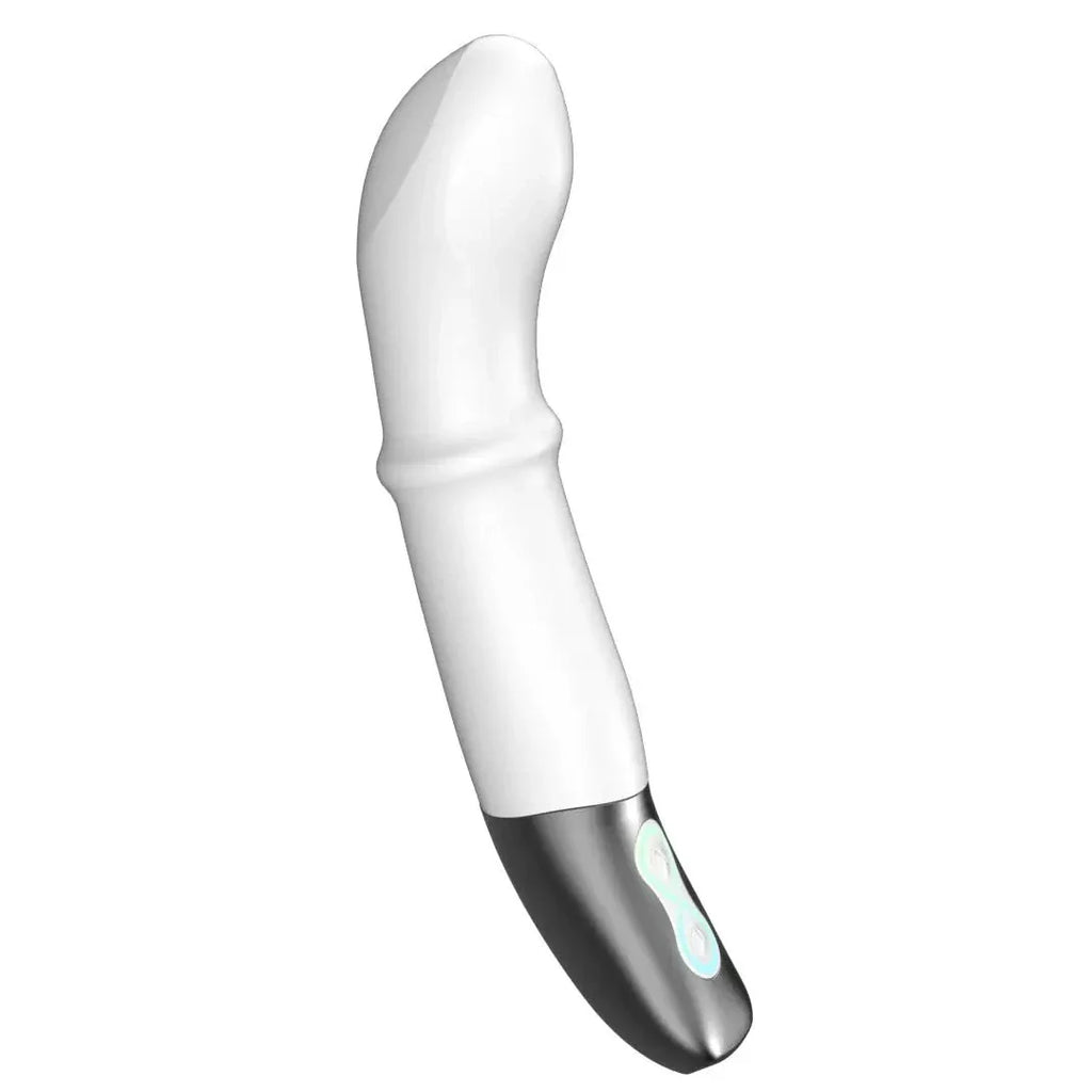Titanz Come Hither Motion Rechargeable G-Spot Prostate Silicone Vibrator White
