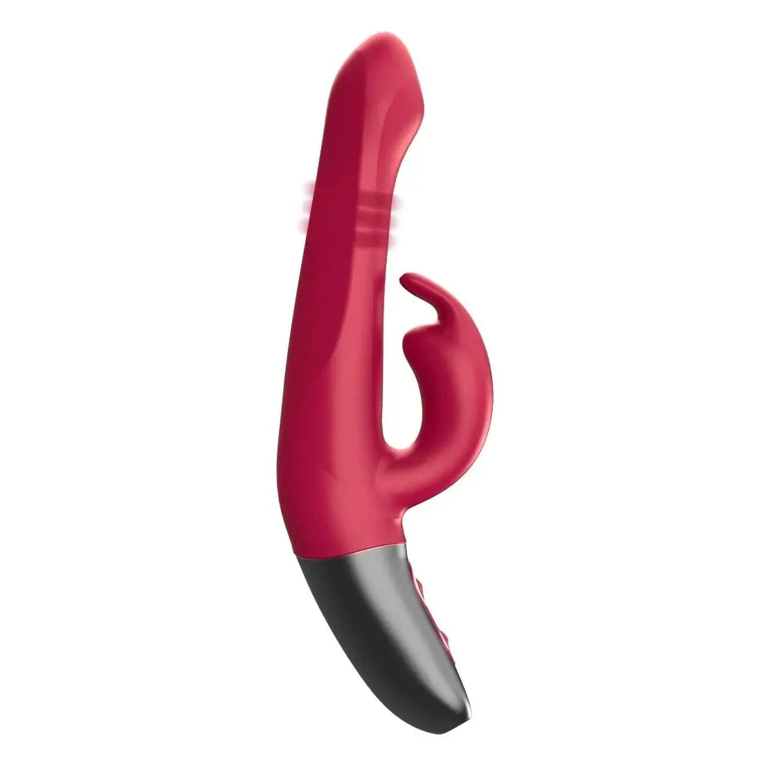 Titanz Rotating 5 Inch Rechargeable Silicone Rabbit Vibrator With Clit Stimulation Pink
