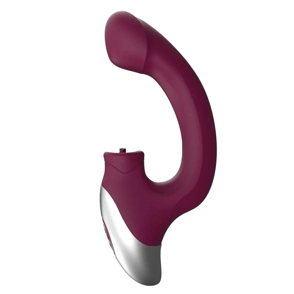 Titanz Silicone G-Spot & Clit Tickler Rechargeable Dual Vibrator Purple
