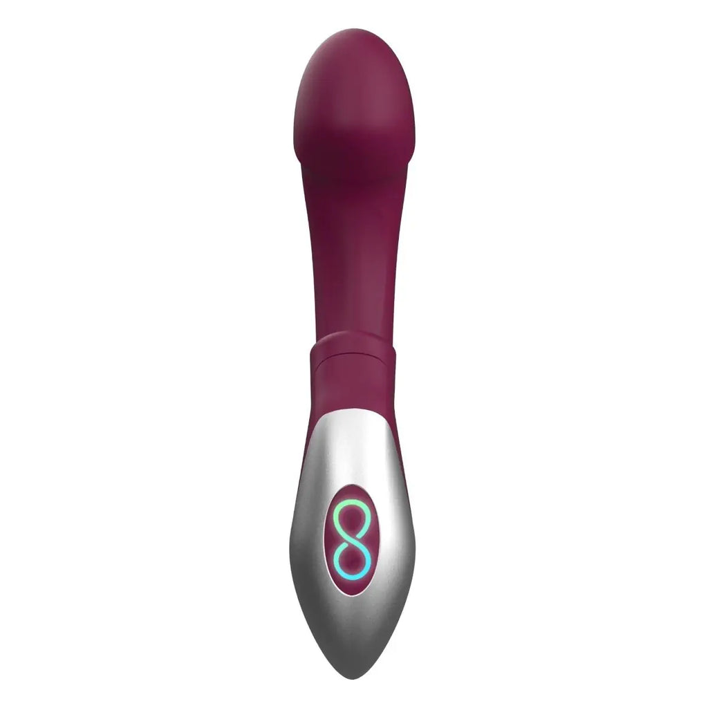 Titanz Silicone G-Spot & Clit Tickler Rechargeable Dual Vibrator Purple