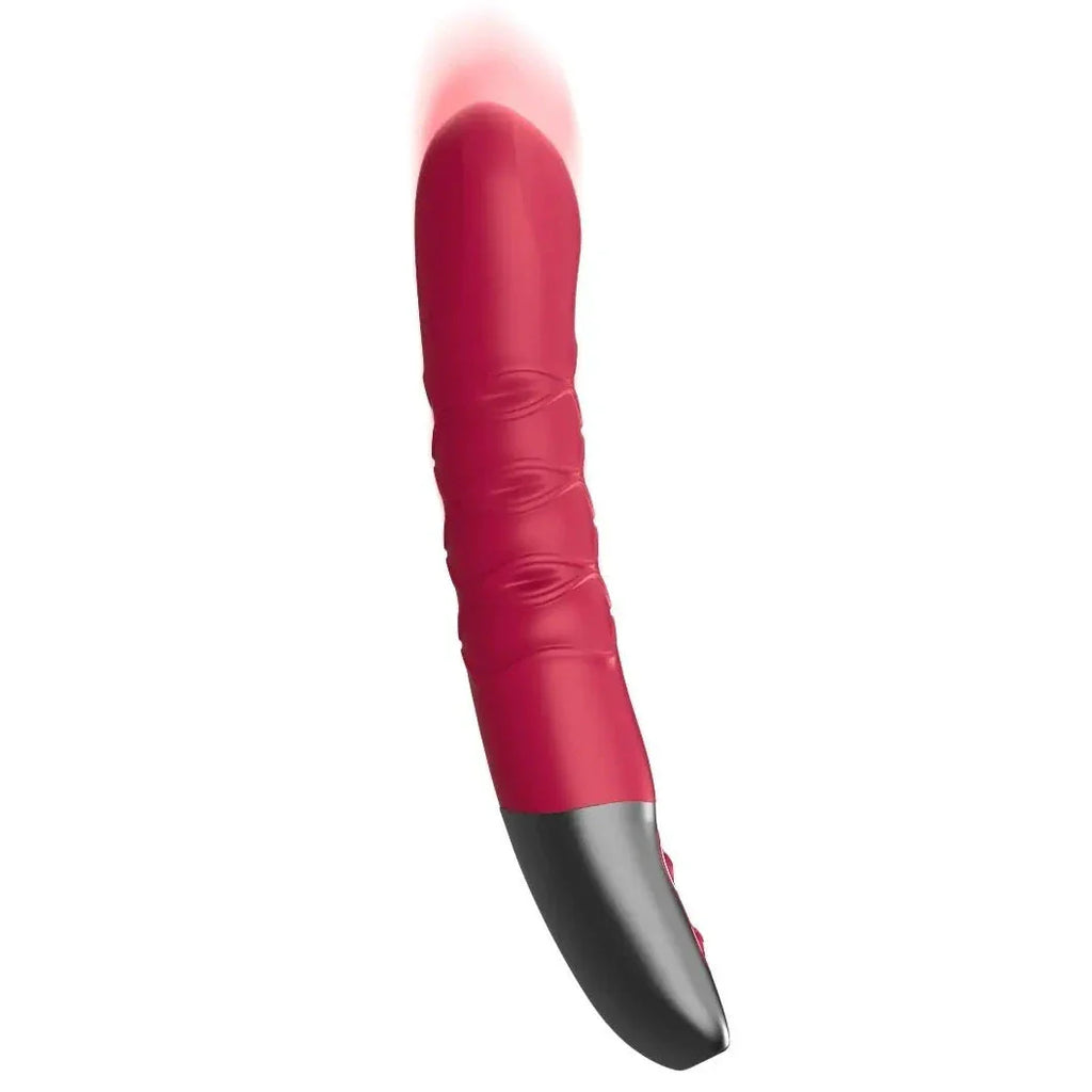 Titanz Thrusting Silicone G-Spot Anal Prostate Vibrator USB Rechargeable Massager Pink