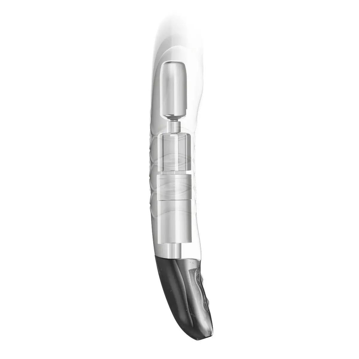 Titanz Thrusting Silicone G-Spot Anal Prostate Vibrator USB Rechargeable Massager White