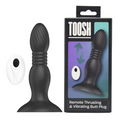 Toosh Remote Controlled Silicone Thrusting Vibrating Anal Butt Plug 10 Speed