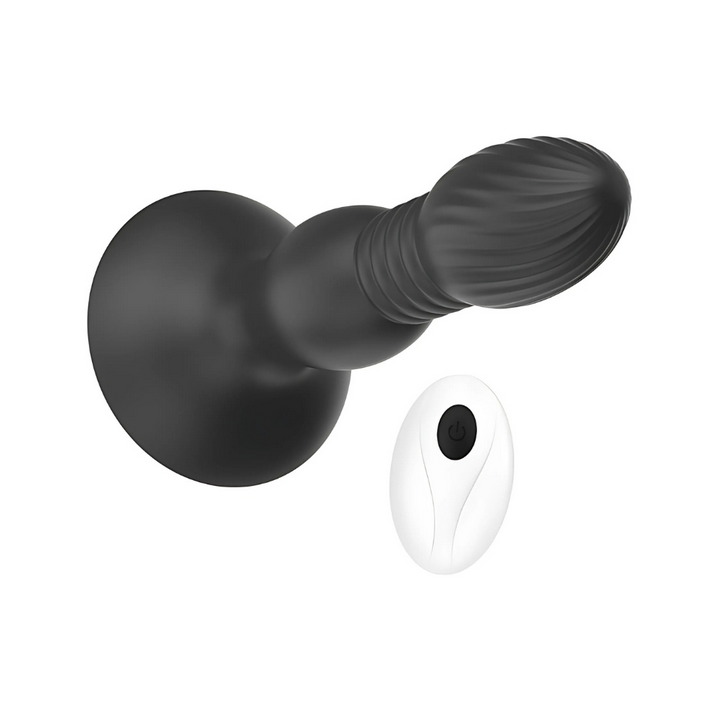 Toosh Remote Controlled Silicone Thrusting Vibrating Anal Butt Plug 10 Speed
