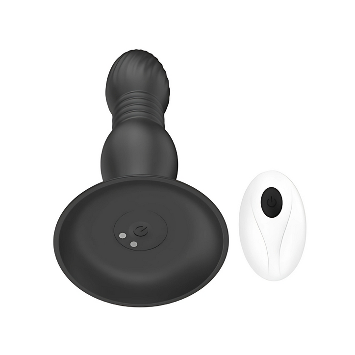 Toosh Remote Controlled Silicone Thrusting Vibrating Anal Butt Plug 10 Speed