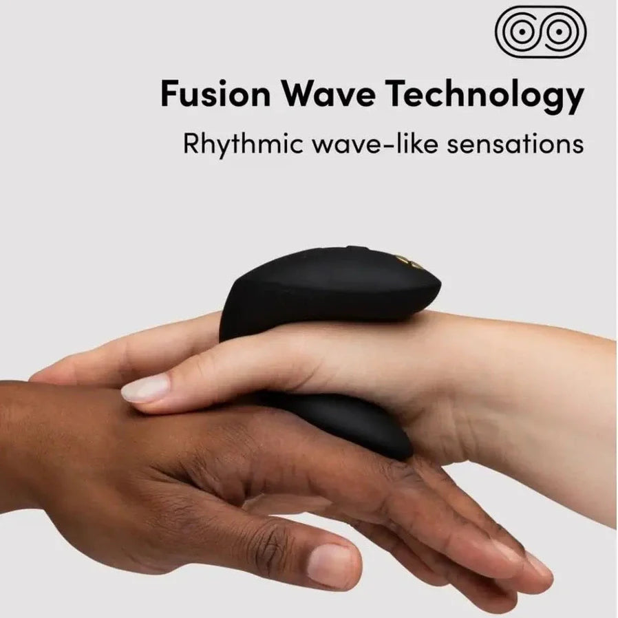 We-Vibe Chorus Pro Satin Couples Remote Controlled Silicone Vibrator Black