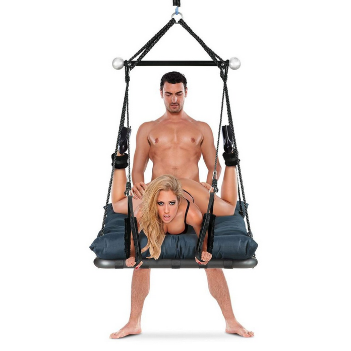 Whipsmart King Size Lovebed Lounger Sex Swing Dungeon Furniture Restraints BDSM