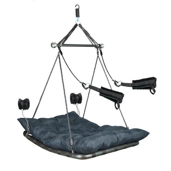 Whipsmart King Size Lovebed Lounger Sex Swing Dungeon Furniture Restraints BDSM