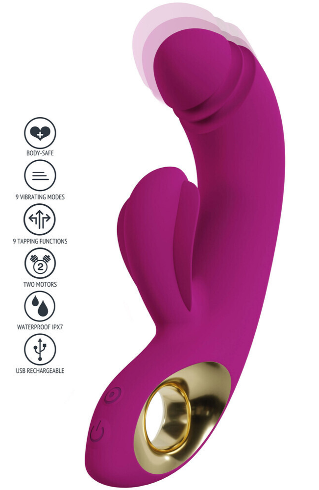 Xocoon Harmony Dual Touch G-Spot Clitoral Vibrator Silicone Massage Rabbit