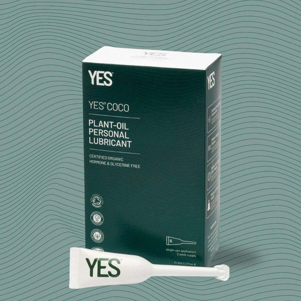 YES Coco Oil-Based Lubricant Moisturiser Natural Gynaecologist Recommended 6x5ml