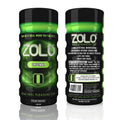 Zolo Original Cup Black Green Stroker Male Masturbator Ribbed Textured Lifelike