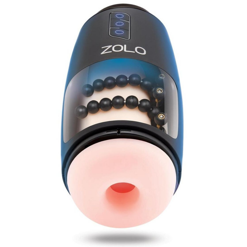Zolo Upstroke Thrusting Beaded Male Masturbator Stroker Sex Machine Massager USB