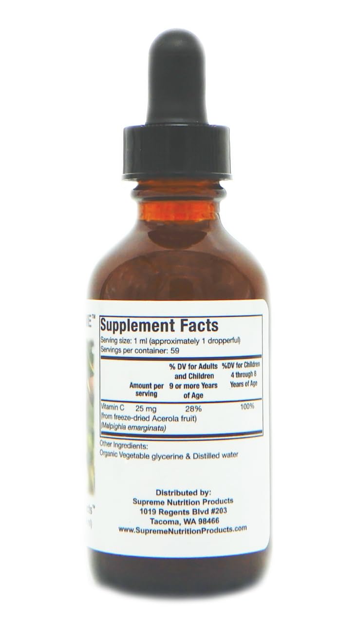 Supreme Nutrition Acerola Supreme Tincture – 2 fl oz, 59 Servings