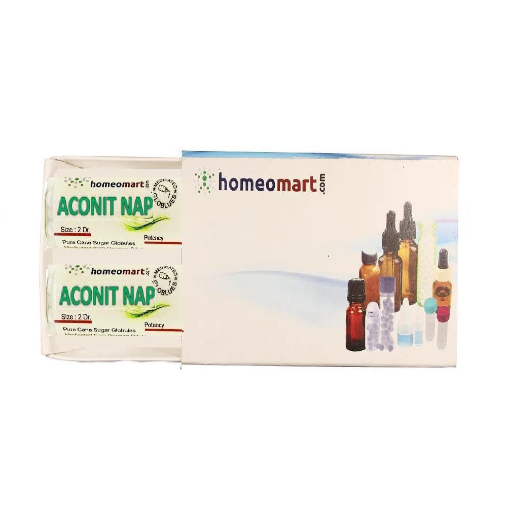 Aconite Napellus Homeopathy Pellets 200C Potency – Pack of 2 | Homeomart
