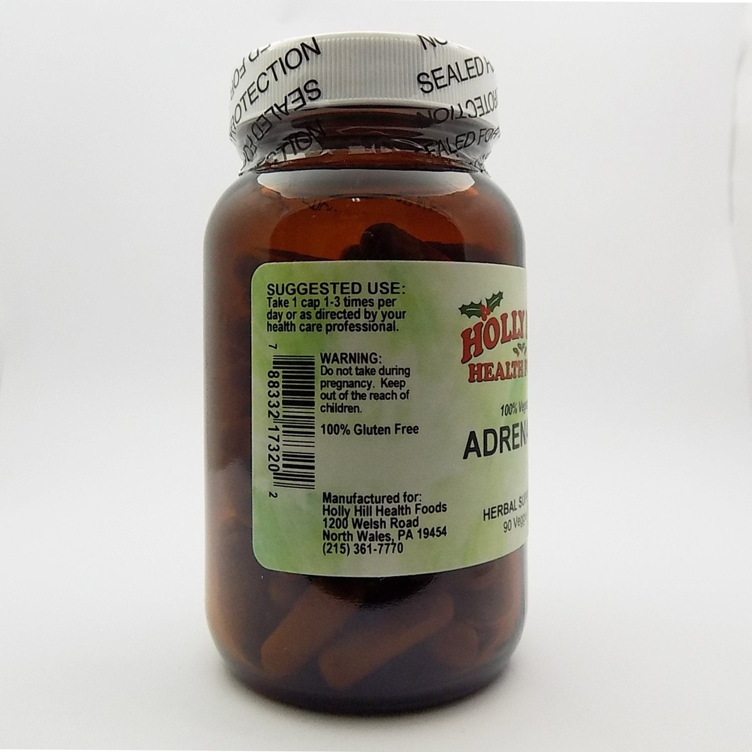 Holly Hill Health Foods – 100% Vegetarian Adrenal Rx (2-Pack) – 90 Vegetarian Capsules