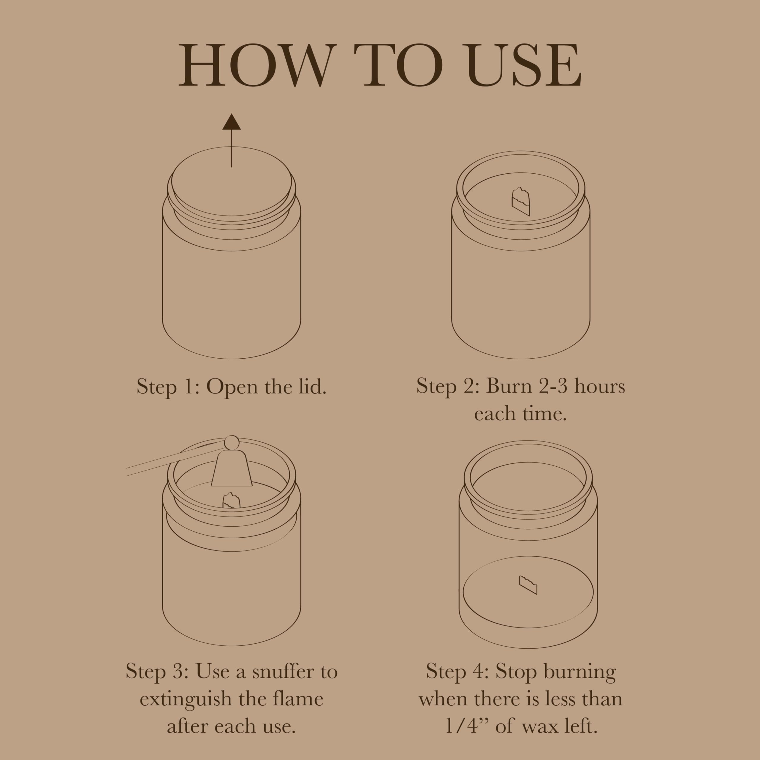 Aeviva Scented Candle – Sandalwood, 7.05 oz, Natural Soy Wax, Wooden Wick, Amber Jar Gift