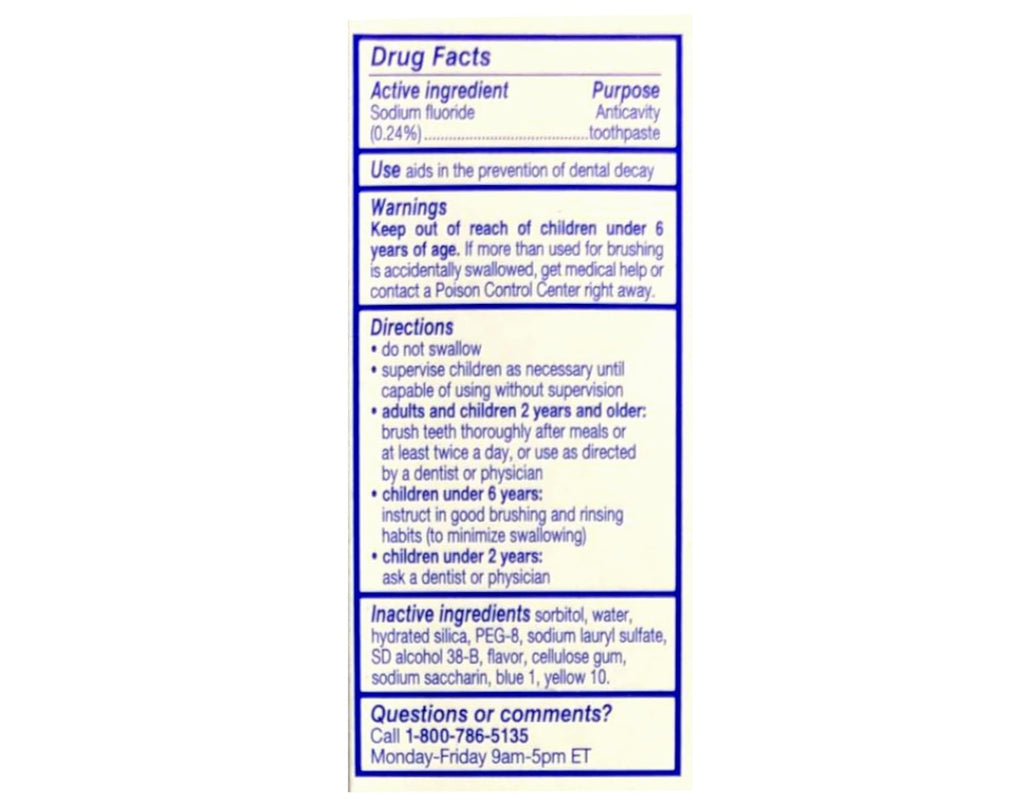 Aim Cavity Protection Anticavity Fluoride Toothpaste Ultra Mint - 5.5 oz