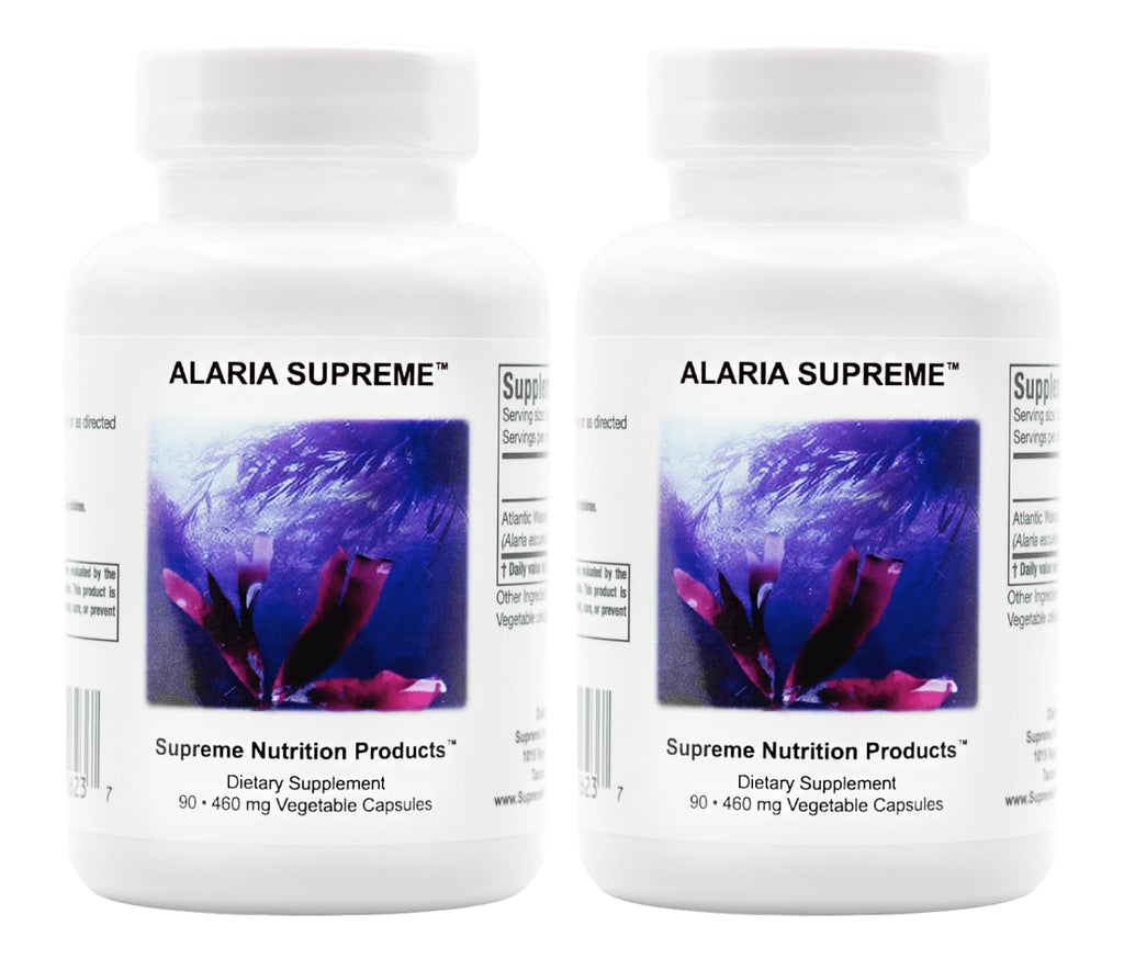 Supreme Nutrition Alaria Supreme Wakame Capsules – 90 Veggie Caps (2-Pack)