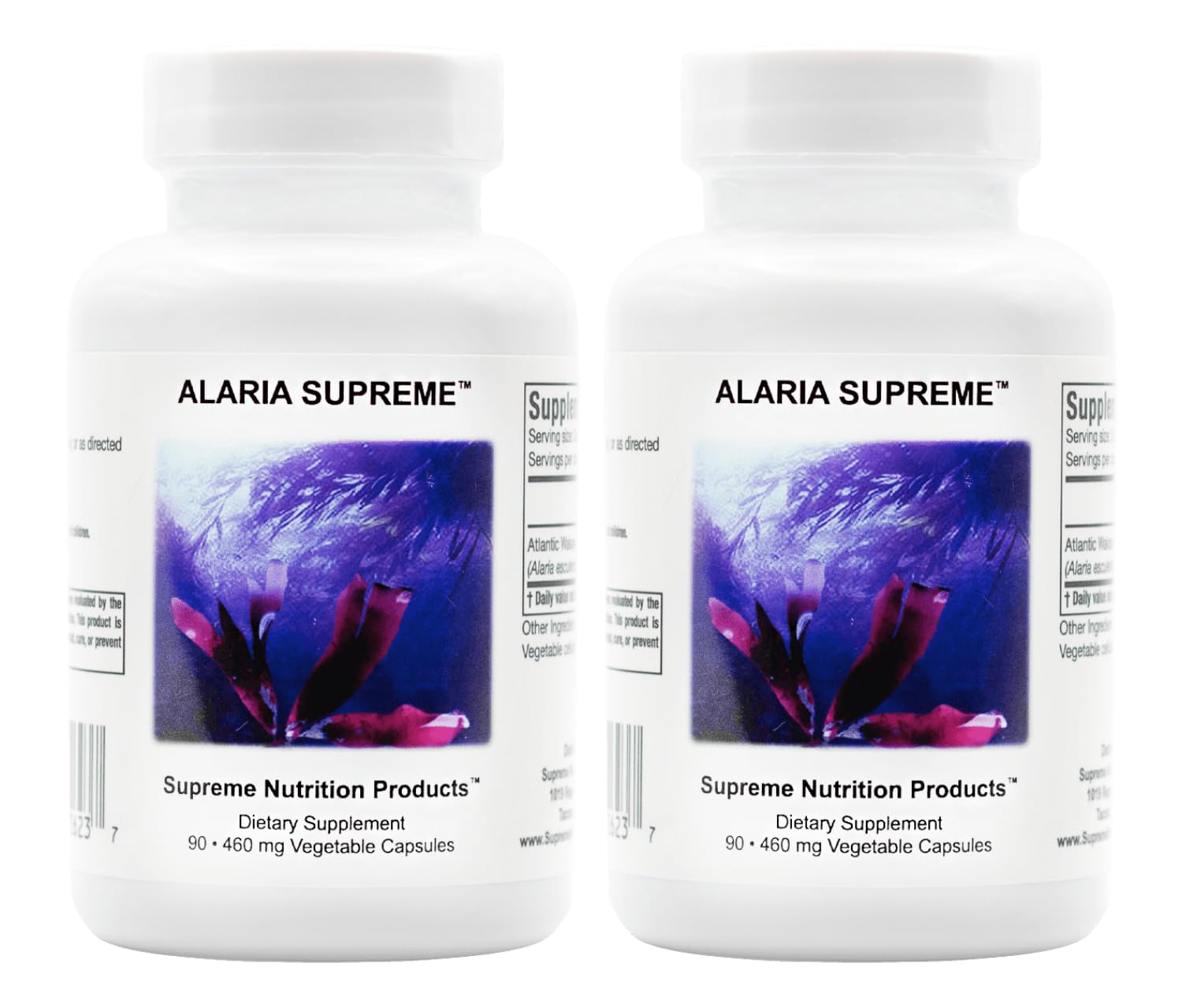 Supreme Nutrition Alaria Supreme Wakame Capsules – 90 Veggie Caps (2-Pack)