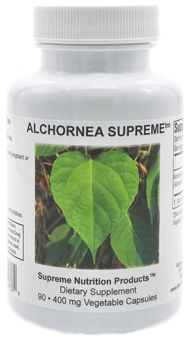 Supreme Nutrition Alchornea Supreme – 90 Pure Alchornea Leaf Vegetarian Capsules