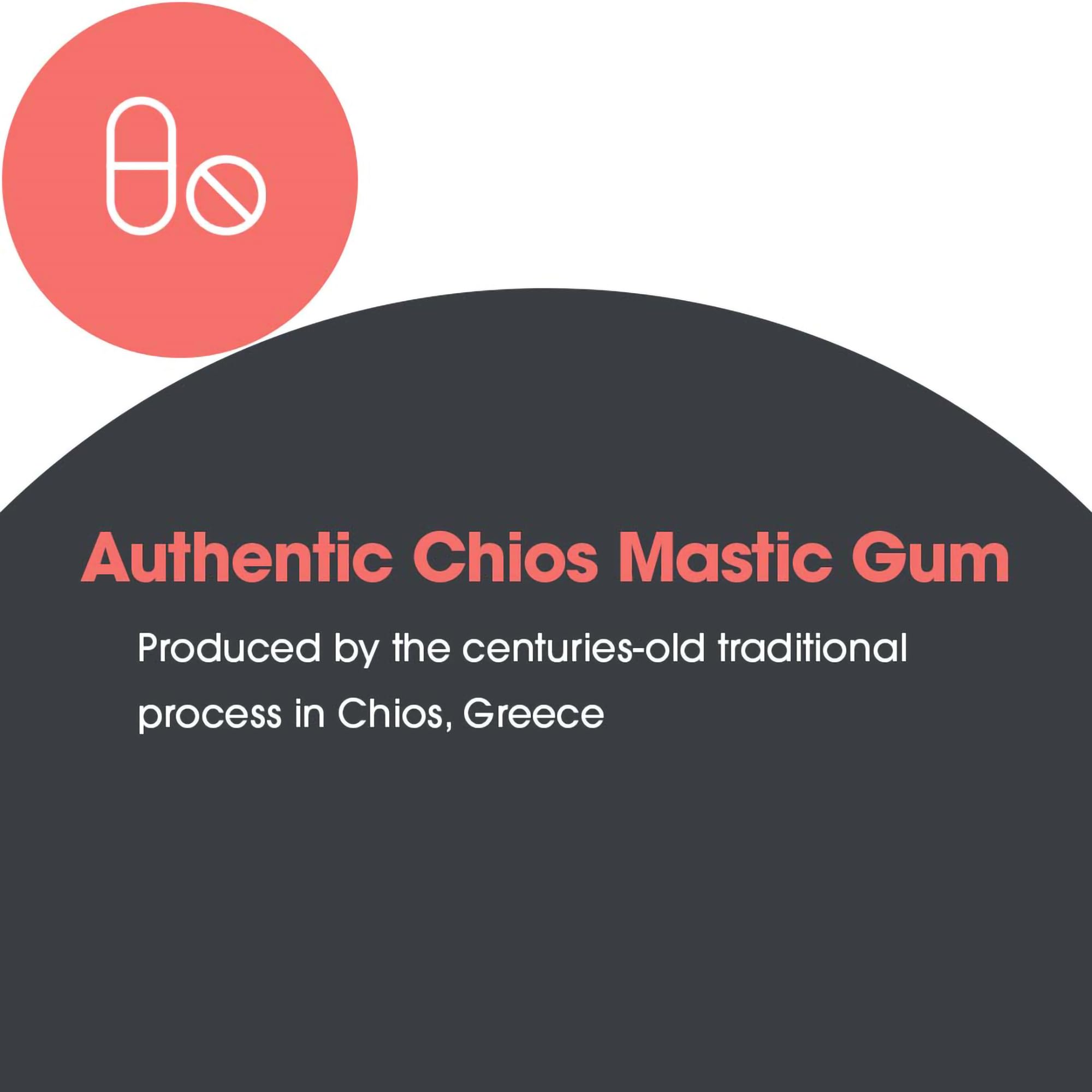 Allergy Research Group Mastica - Mastic Gum Capsules for Digestive Health - 240 Count
