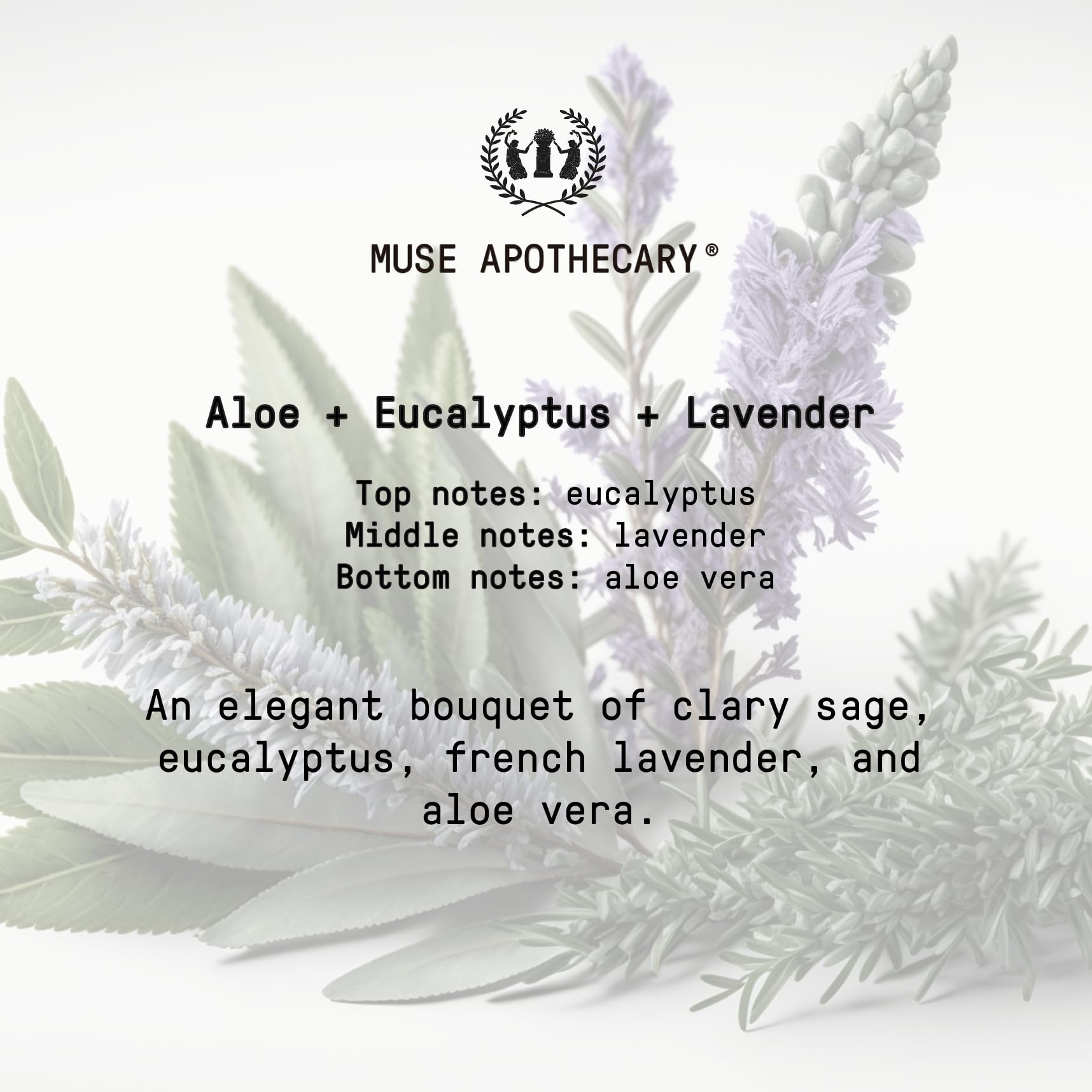Muse Apothecary Room Ritual Room Mist - 4 oz - Aloe, Eucalyptus & Lavender