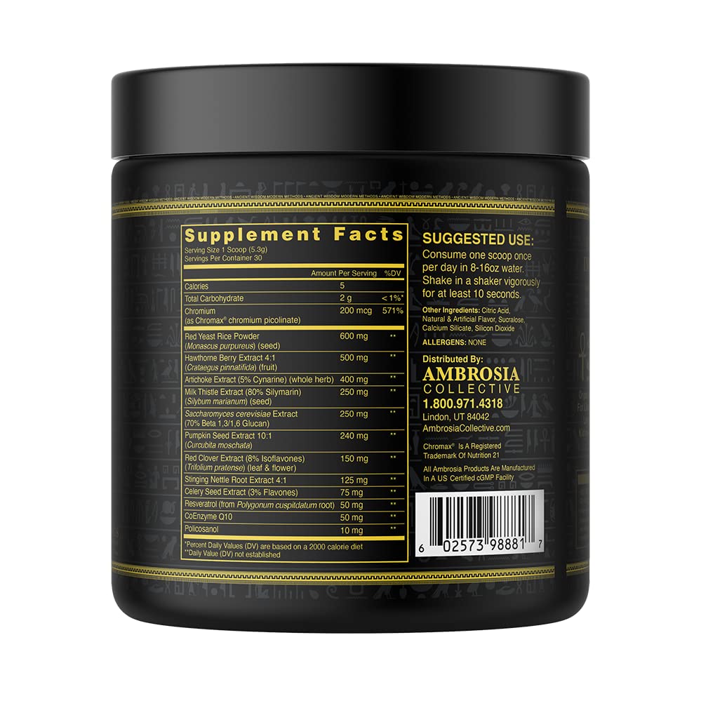Ambrosia Nektar Superfood Powder – Apple Symphony Greens Alternative for Energy, Digestion & Immune Support | 30 Servings