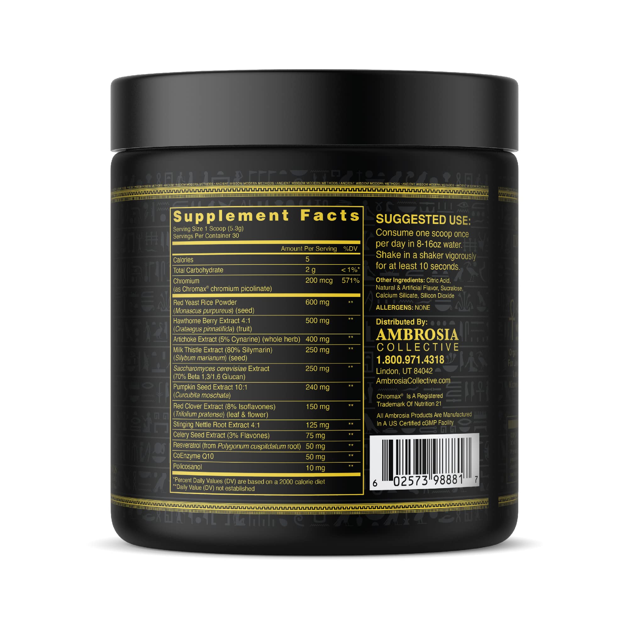 Ambrosia Nektar Superfood Powder – Apple Symphony Greens Alternative for Energy, Digestion & Immune Support | 30 Servings