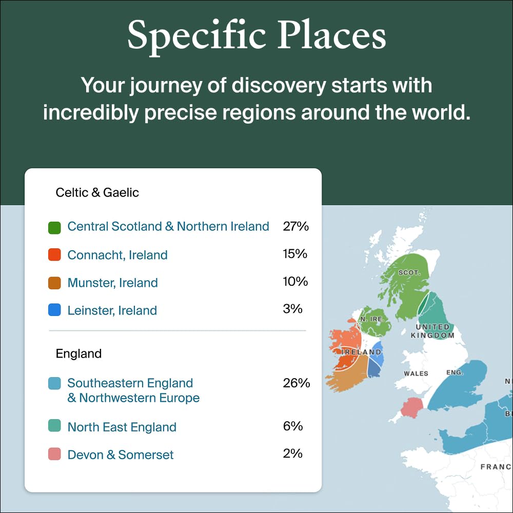 AncestryDNA + Traits Genetic Test Kit: Personalized Traits, DNA Ethnicity & Origins | Complete DNA Test & Ancestry Reports