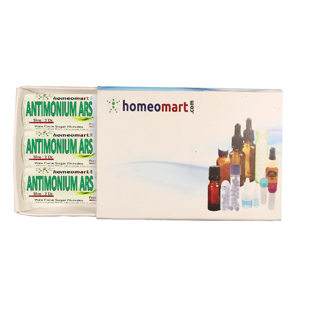 Antimonium Arsenicicum Homeopathy Pellets 6C – Pack of 3 | HomeoMart