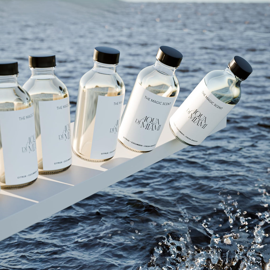 The Magic Scent Aqua di Miami Diffuser Oil – Luxury Hotel & Home Fragrance, 4 fl oz (120 mL)